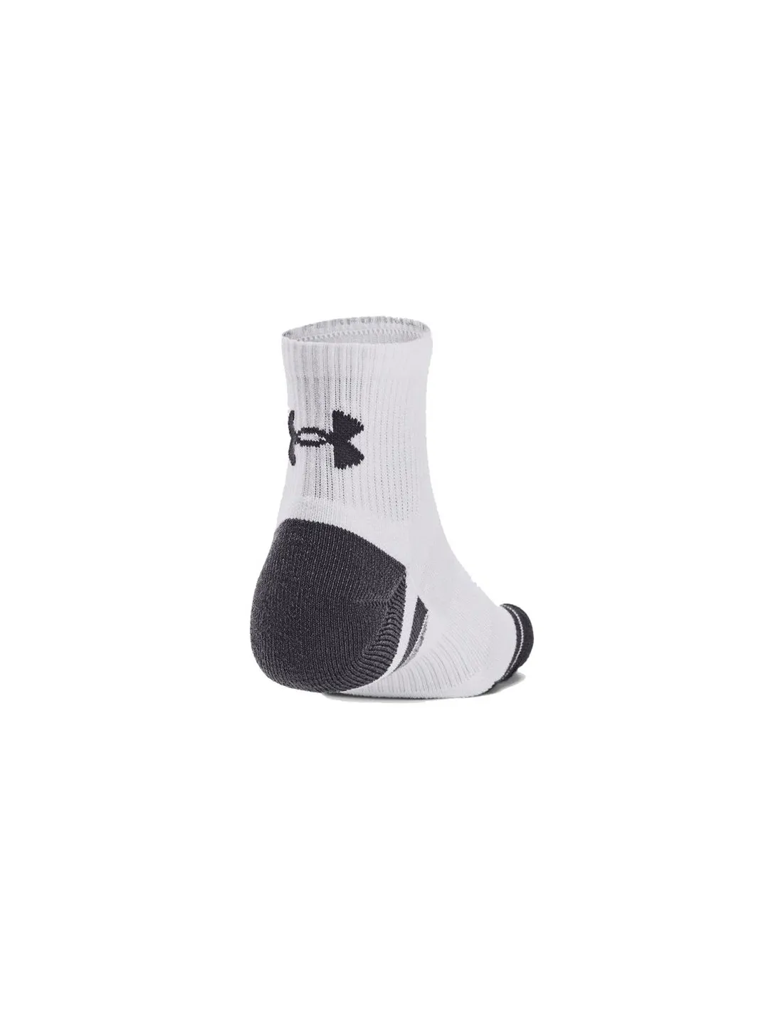 Calcetines de Fitness Under Armour Performance Tech 3Pk Qtr Blanco