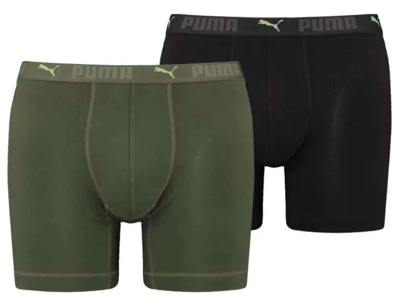 Calzoncillos bóxer Puma Sport Long Boxer 2 Pack