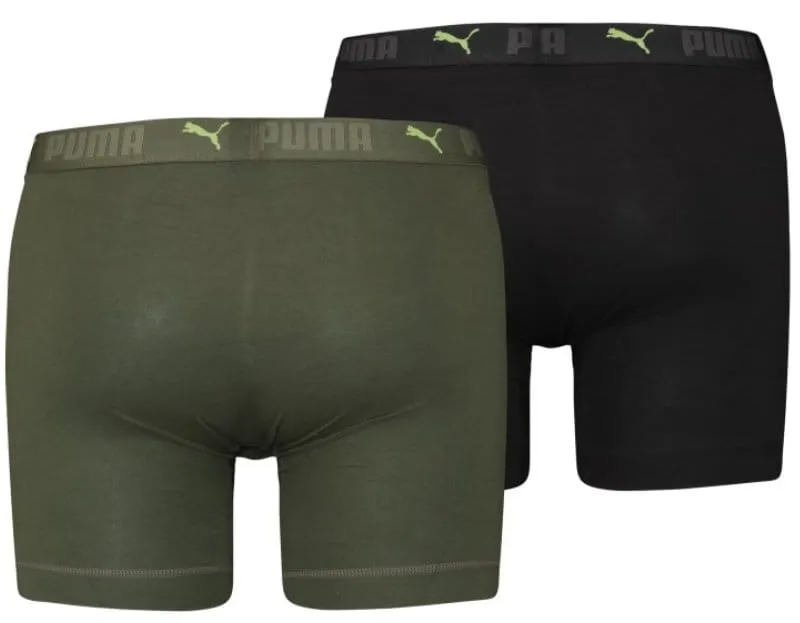 Calzoncillos bóxer Puma Sport Long Boxer 2 Pack