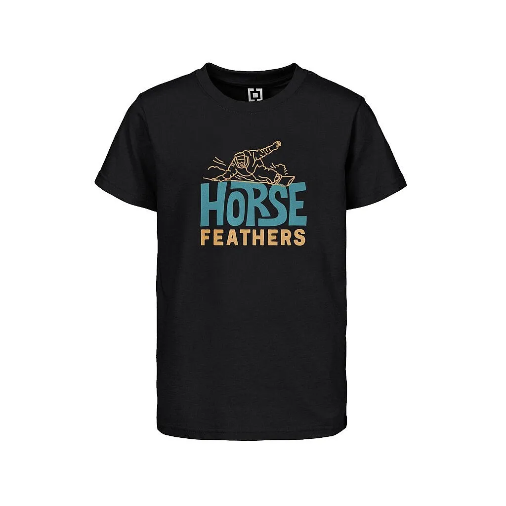 camisa Horsefeathers Joyride - Black - unisex junior