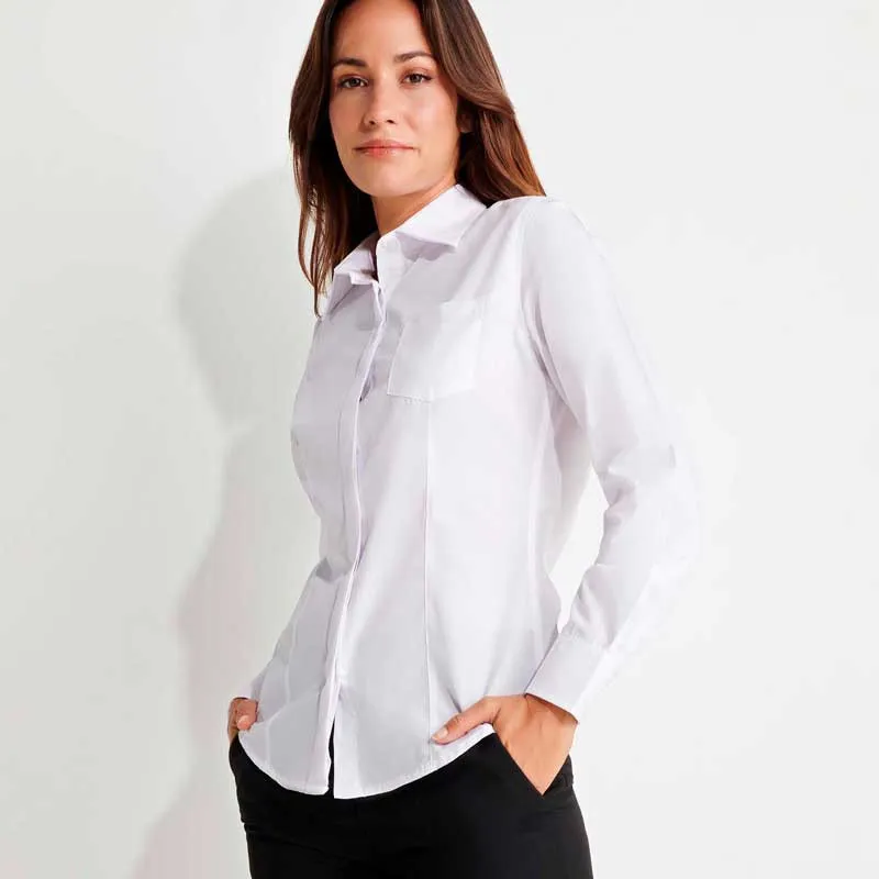 Camisa hostelería mujer manga larga Sofía L/S- Roly