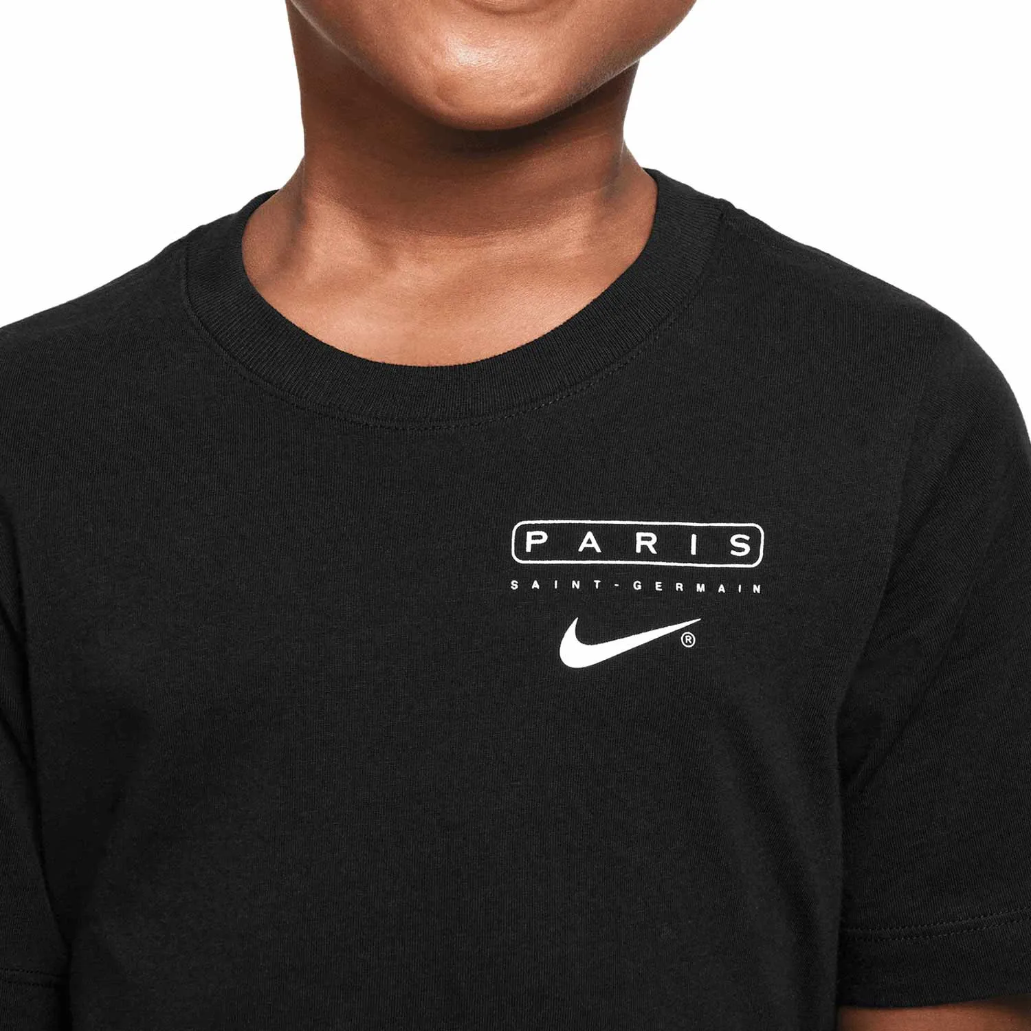 Camiseta algodón Nike PSG niño Swoosh UCL