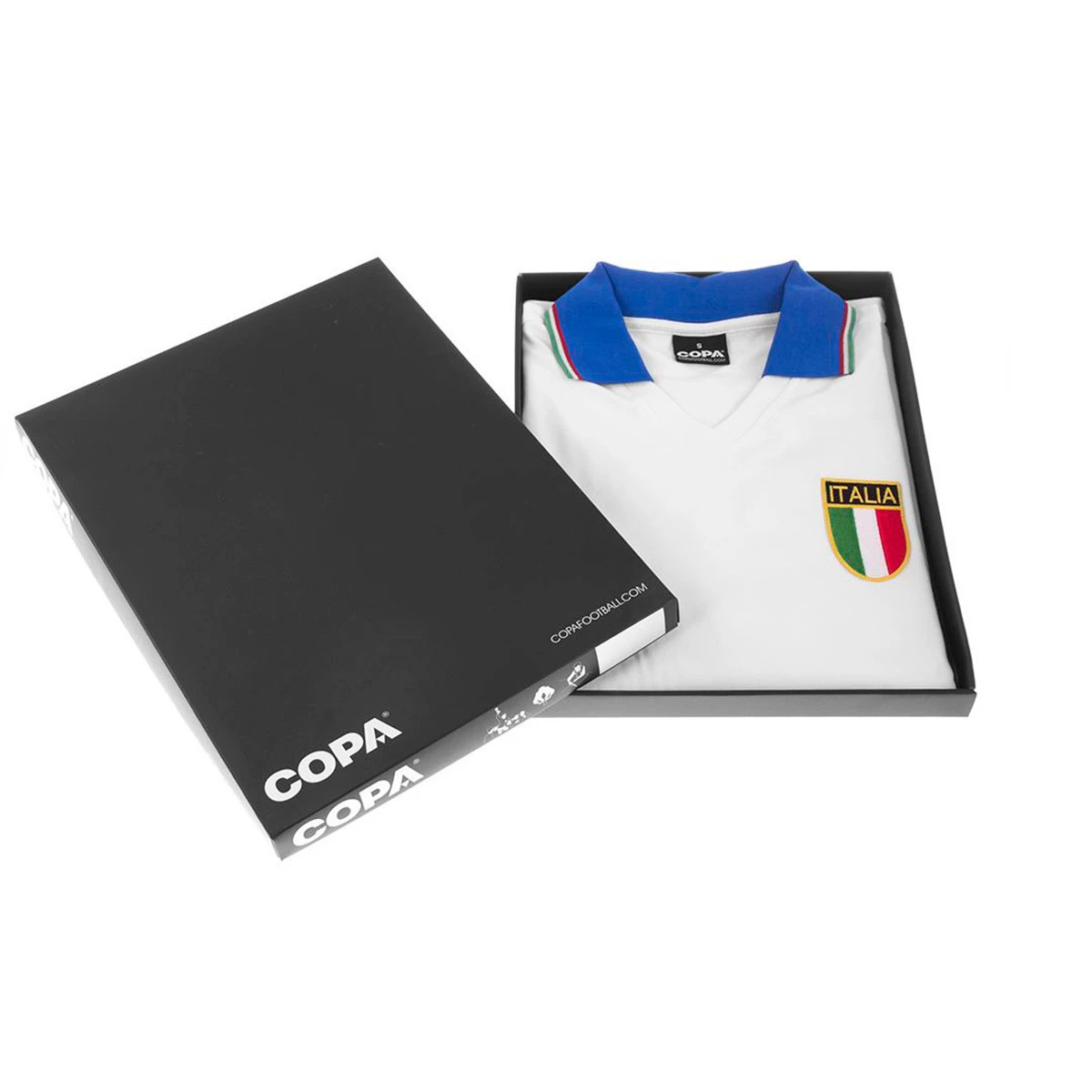 Camiseta COPA Italy Segunda Equipación World Cup 1982 Retro