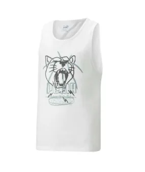 Camiseta De Baloncesto Puma Basketball Tank B Niño Blanco