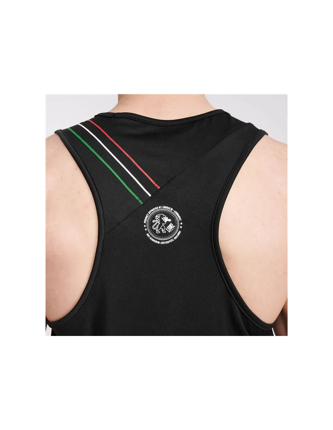 Camiseta de Boxeo Leone Flag Negro