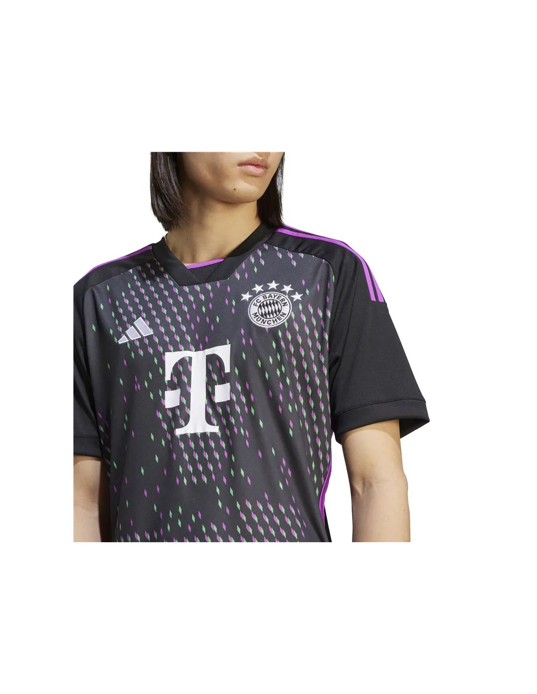 Camiseta de Fútbol adidas FC Bayern Munich Hombre Negro