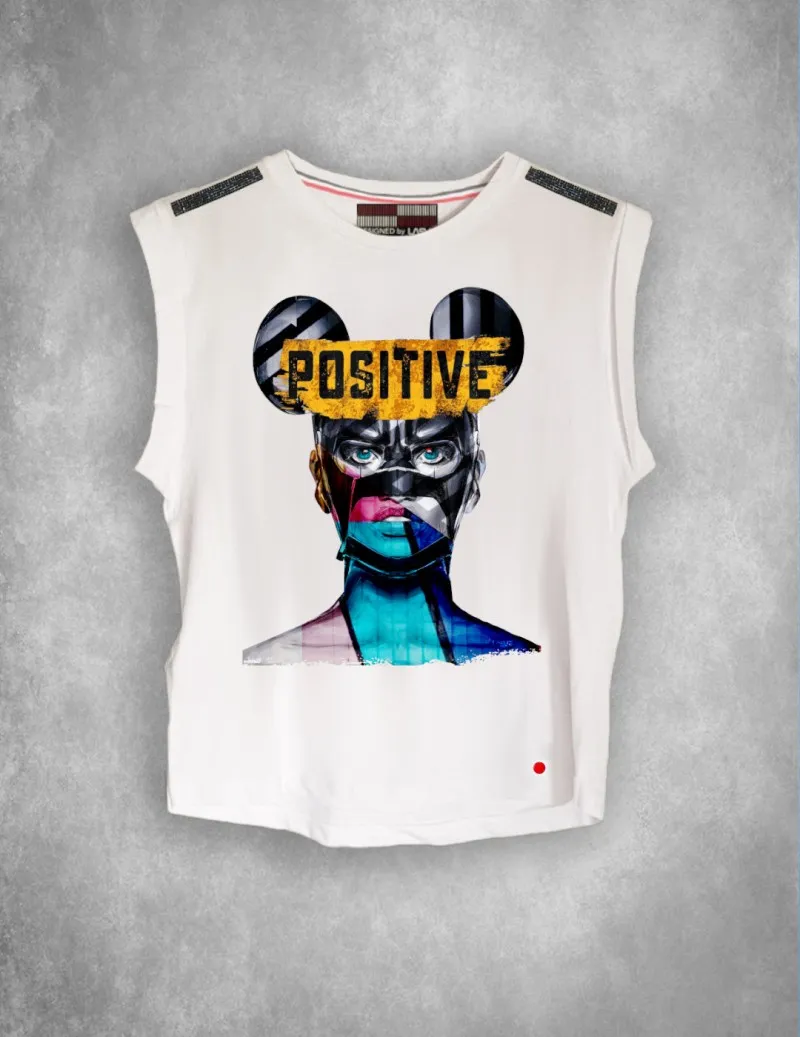 Camiseta de mujer POSITIVE blanco