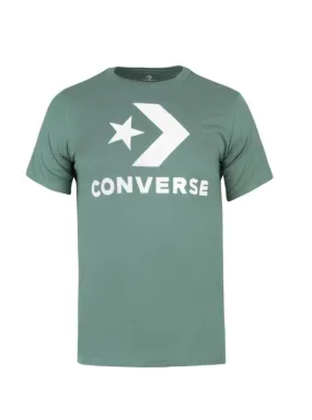 Camiseta Hombre Converse Logo Verde