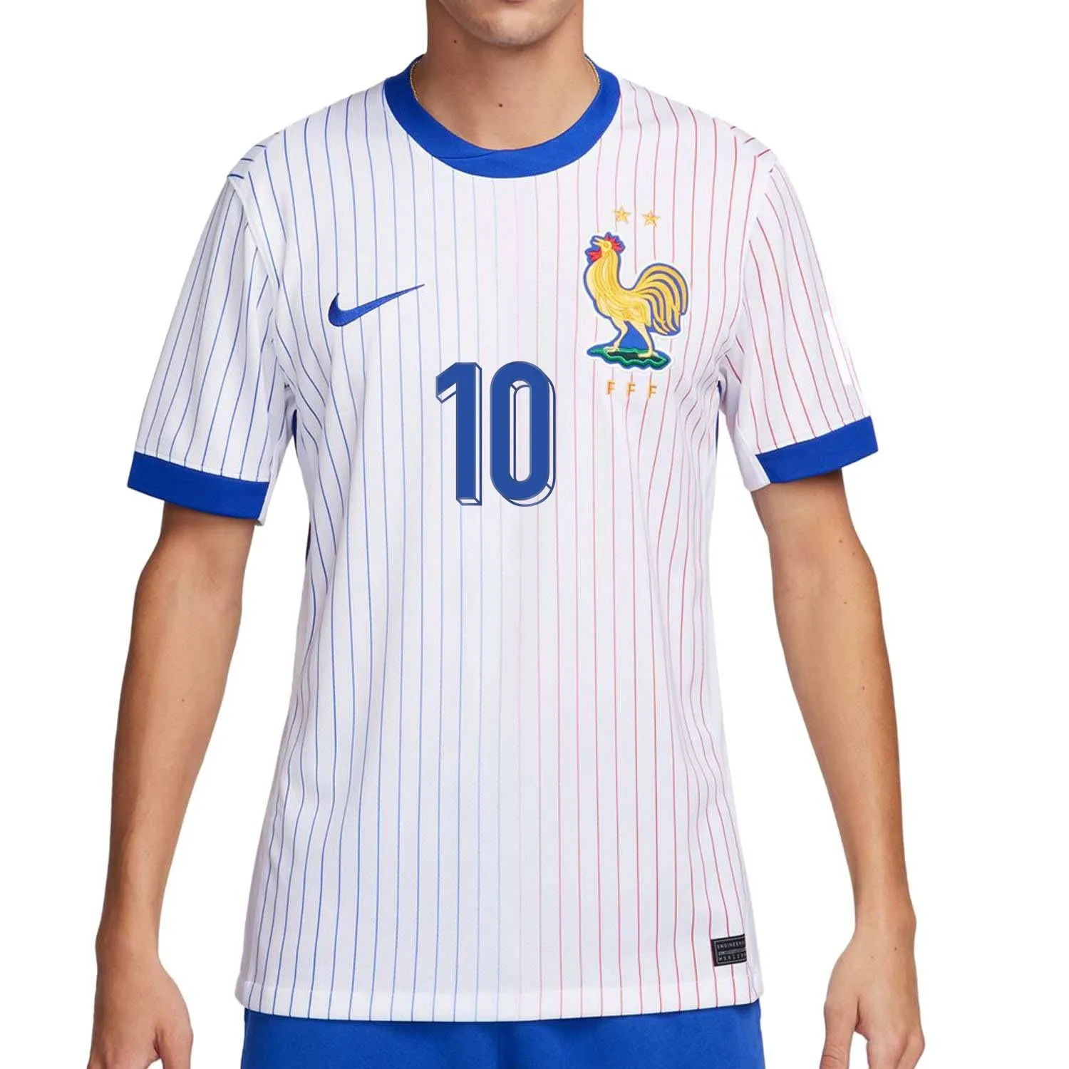 Camiseta Nike 2a Francia Mbappé 2024 Stadium Dri-Fit