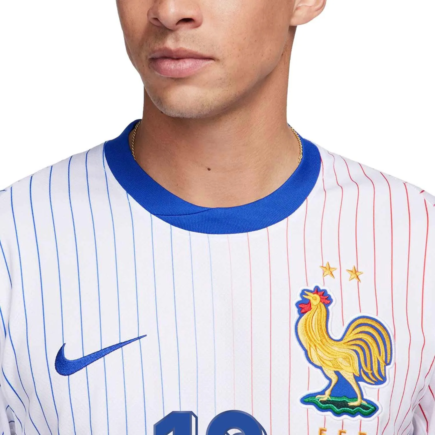 Camiseta Nike 2a Francia Mbappé 2024 Stadium Dri-Fit