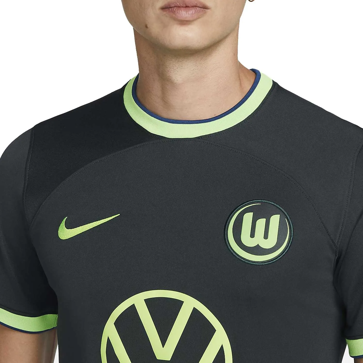 Camiseta Nike 2a Wolfsburg 2022 2023 Dri-Fit Stadium