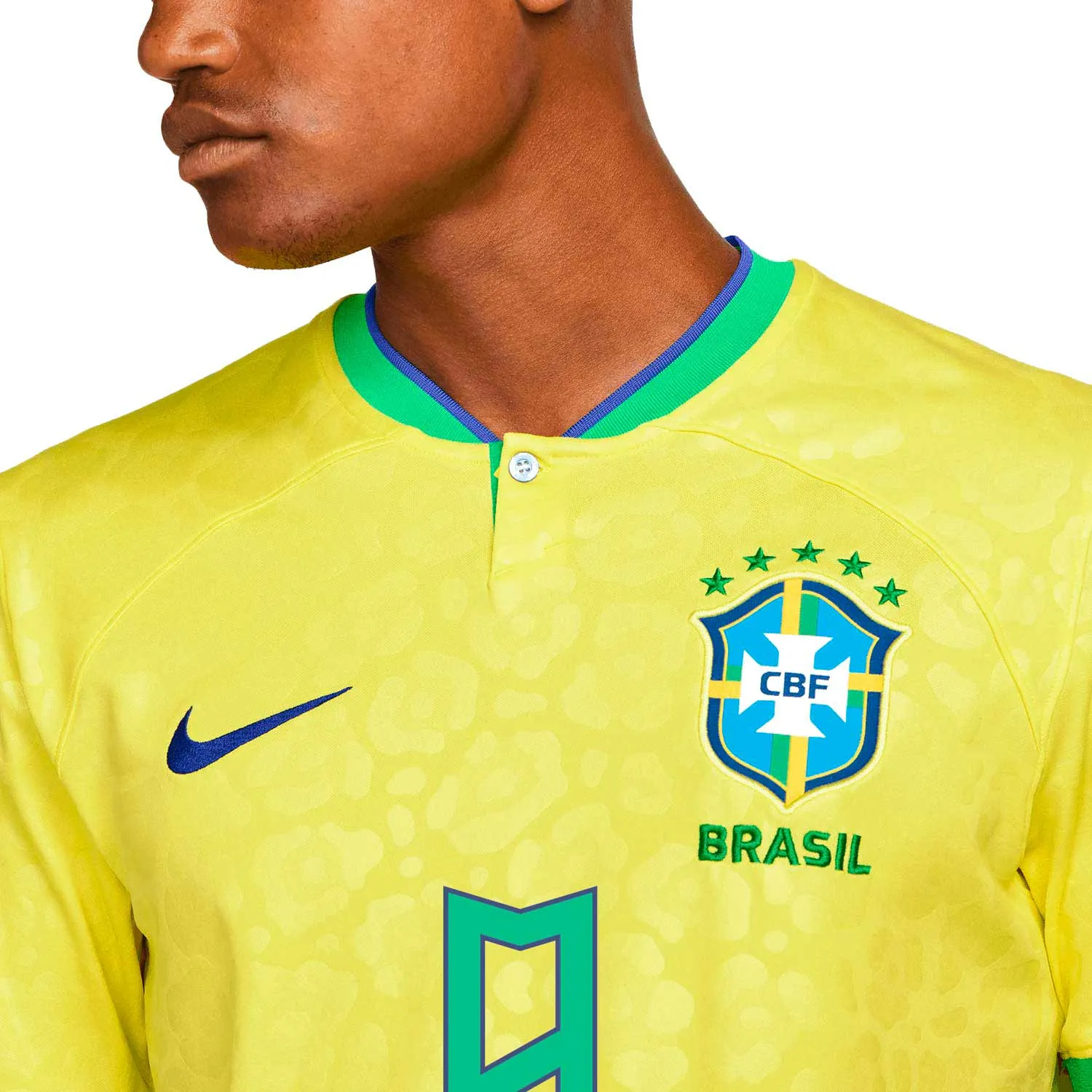 Camiseta Nike Brasil Richarlison 2022 2023 Dri-Fit Stadium