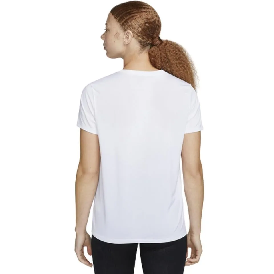 CAMISETA NIKE DRI-FIT BLANCA MUJER DX0687-100