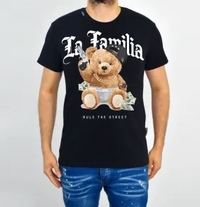 Camiseta OVDS - 21086FAMILIA NEGRO