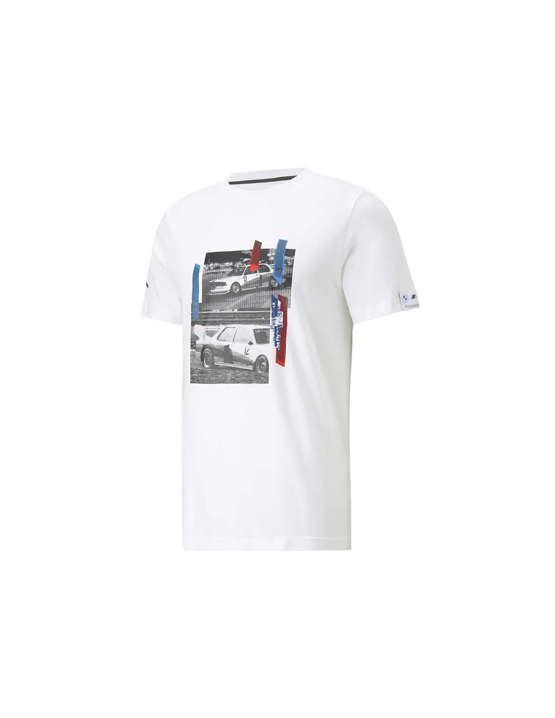 Camiseta Puma Bmw Mms Car Graphic Blanco