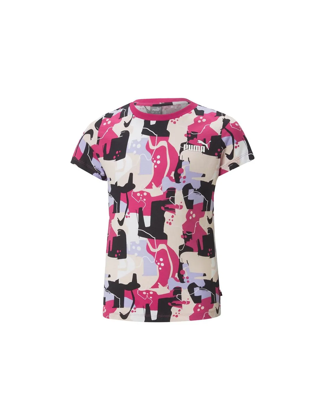 Camiseta Puma Ess+ Street Art Aop Niña Orchid Shadow