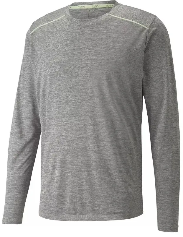 Camiseta Puma LS Tee Medium Gray Heather M Run