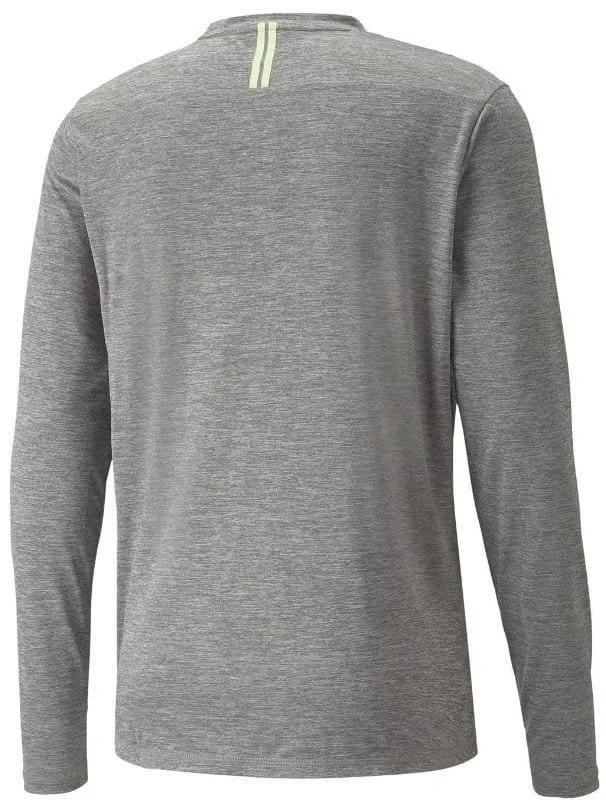 Camiseta Puma LS Tee Medium Gray Heather M Run