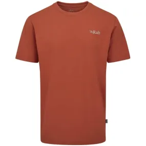 Camiseta RAB STANCE MOUNTAIN PEAK TEE RED CLAY