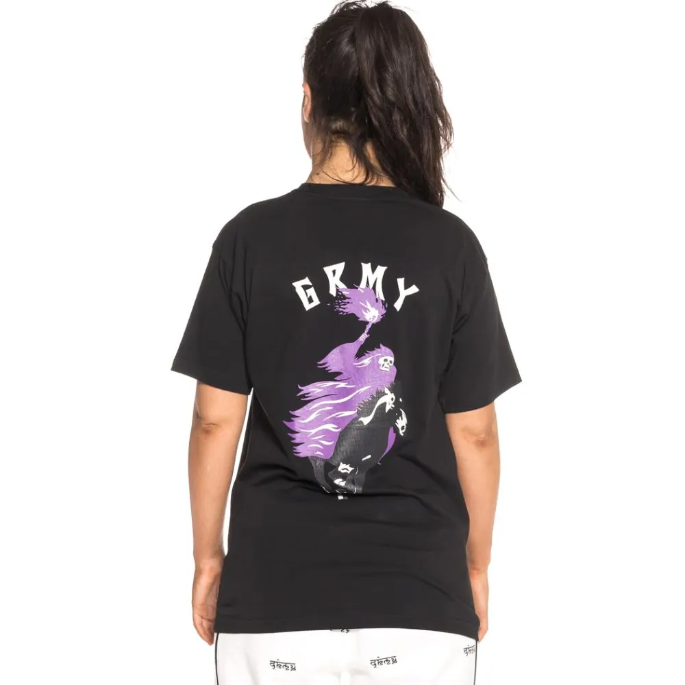 Camiseta Unisex Grimey Burn After Looting Tee FW18 Black