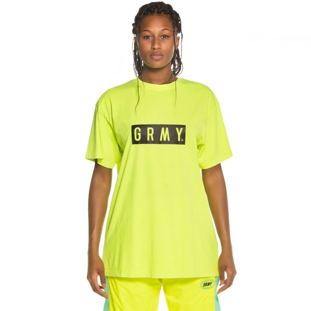 Camiseta Unisex Grimey Flying Saucer Tee FW19 Fluor Yellow