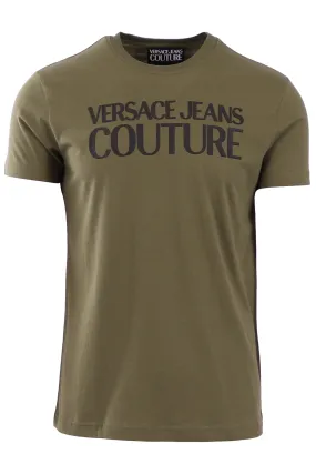 Camiseta Versace Jeans Couture militar logo en negro