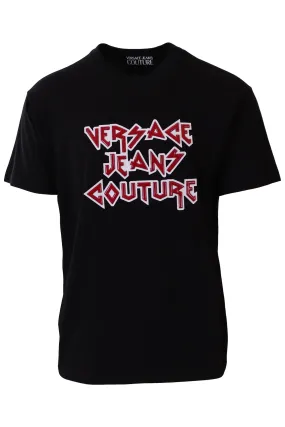 Camiseta Versace Jeans Couture negra rock