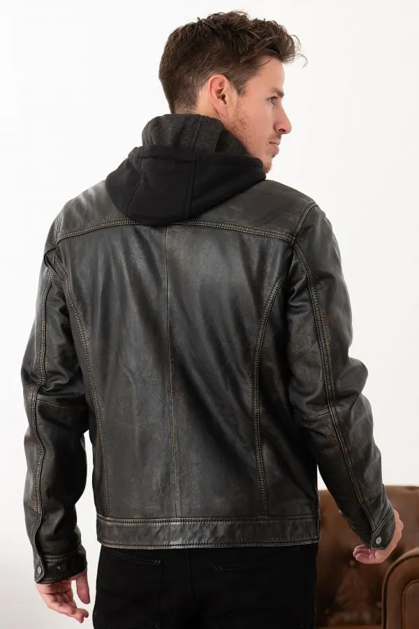 Chaqueta Hombre Cityzen Philadelphia Rub Off Black