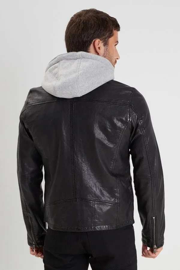 Chaqueta Hombre Daytona Winston Hood Lamb Vita Black