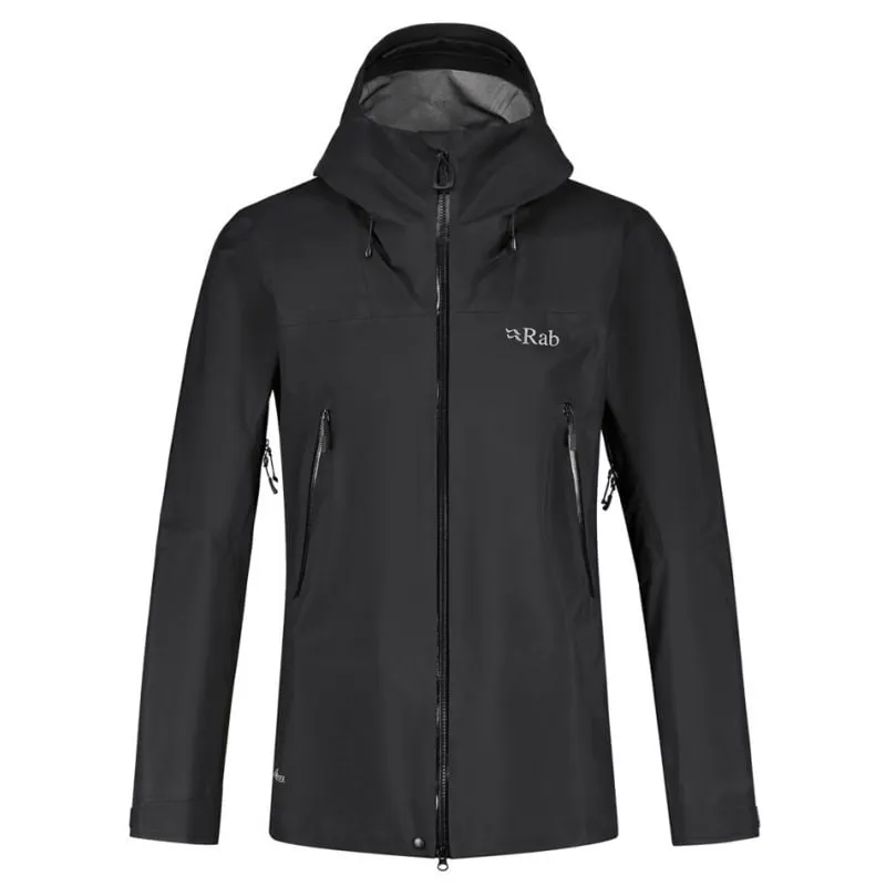 Chaqueta impermeable para hombre Rab Kangri Gtx (Negro)