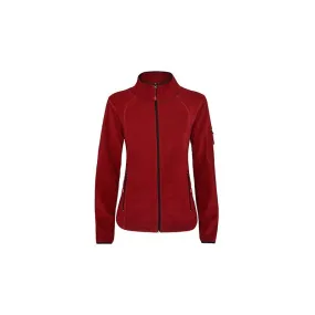 Chaqueta polar para mujer con cremallera completa