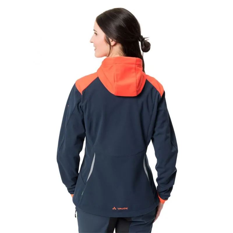 Chaqueta Vaude Qimsa softshell (Dark sea uni) Mujer