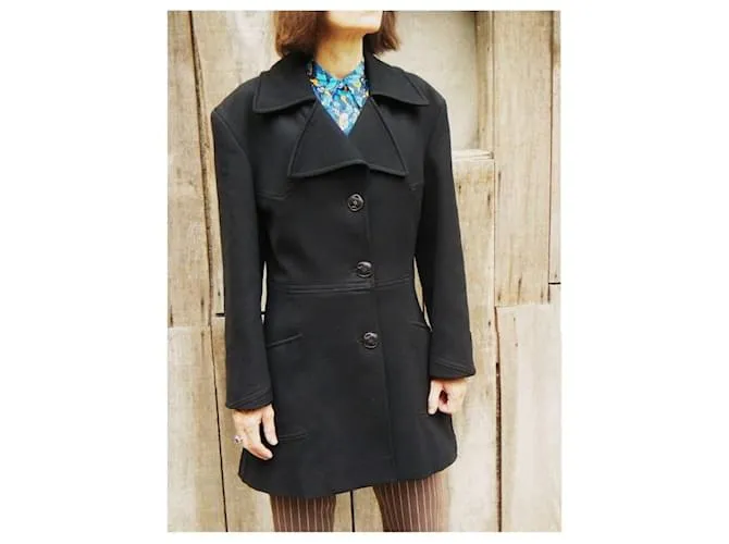 chaqueta vintage Fendi 38 Negro 