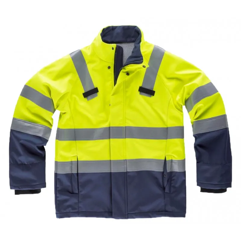 Chaqueta Workshell de alta visibilidad y protección integral WORKTEAM S9591