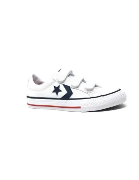 converse blanca velcros