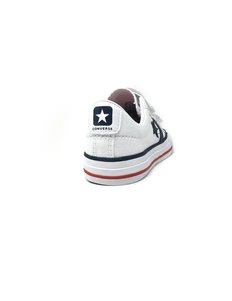 converse blanca velcros