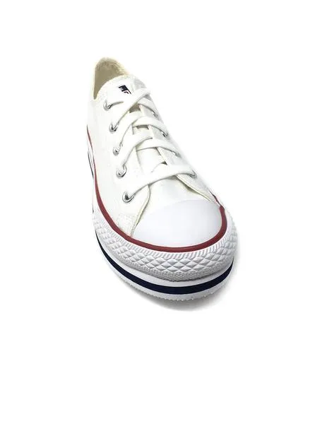 converse blanco plataforma