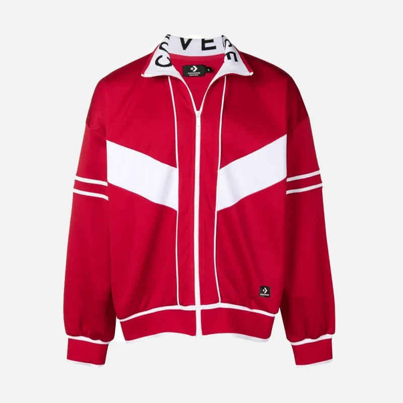 Converse Polycotton Track Jacket Converse Insert 10017840-RED