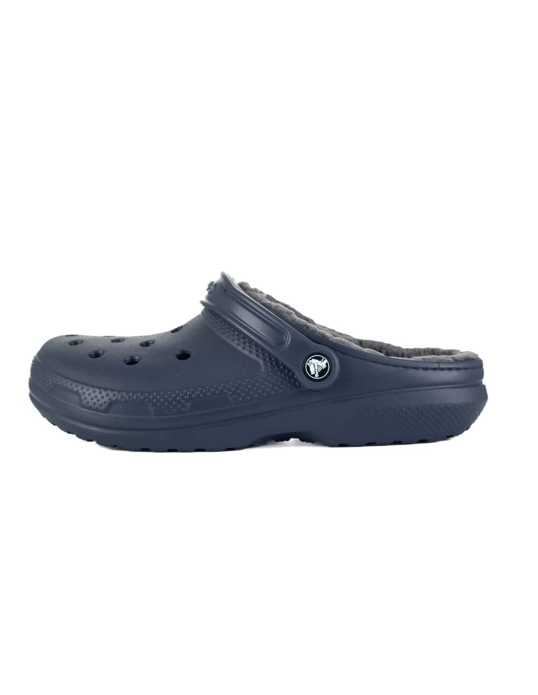 CROCS - Zuecos azul marino con forro cálido Classic Lined Clog 203591 459B Hombre