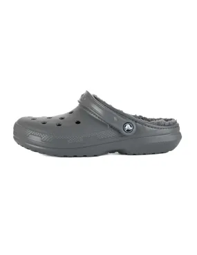 CROCS - Zuecos gris con forro cálido Classic Lined Clog 203591 0EX Hombre