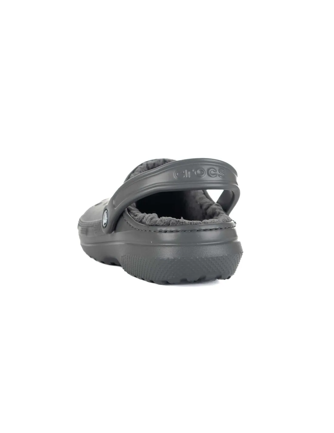 CROCS - Zuecos gris con forro cálido Classic Lined Clog 203591 0EX Hombre