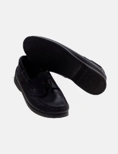 Custodio domingos Zapato negro piel