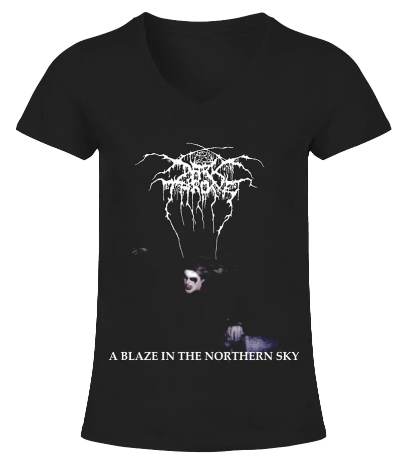 Darkthrone - A Blaze In The Northern Sky BK Camiseta cuello pico Mujer