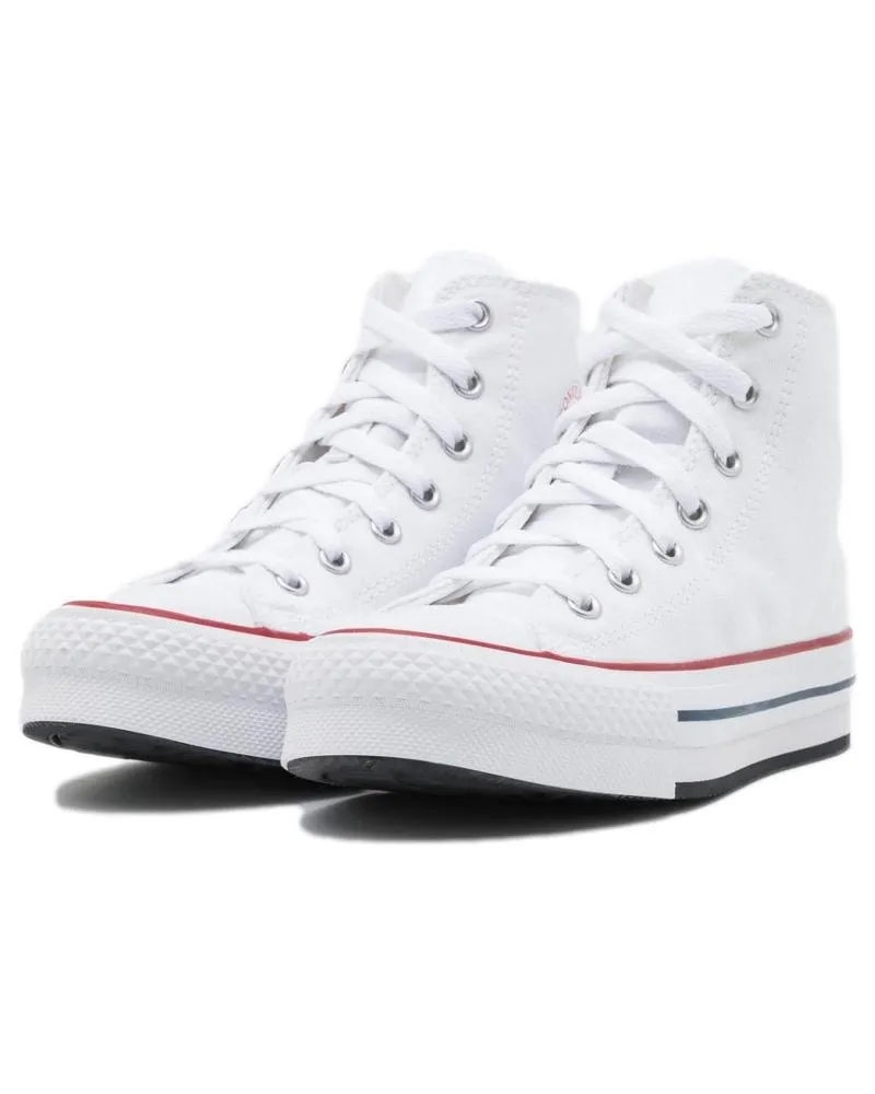 Deportivas CONVERSE  de Mujer y Niña y Niño 272856C CHUCK TAYLOR ALL STAR EVA LIFT HI WHITE-GARNET-NAVY  BLANCO