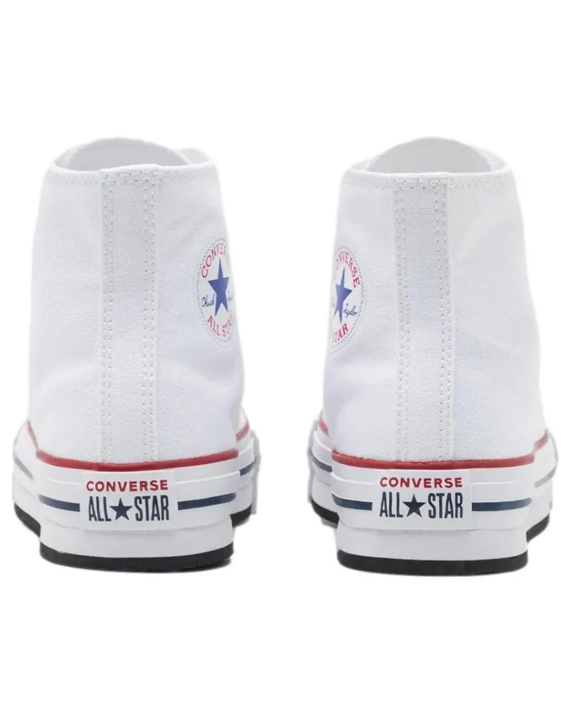 Deportivas CONVERSE  de Mujer y Niña y Niño 272856C CHUCK TAYLOR ALL STAR EVA LIFT HI WHITE-GARNET-NAVY  BLANCO