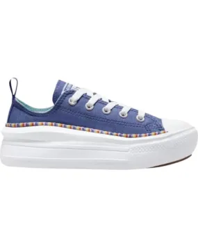 Deportivas CONVERSE  de Niña CHUCK TAYLOR ALL STAR MOVE PLATFORM FRIENDSHIP BRACELET  AZUL