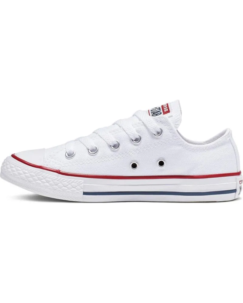 Deportivas CONVERSE  de Niña y Niño ZAPATILLAS CHUCK TAYLOR ALL STAR 3J256C  BLANCO