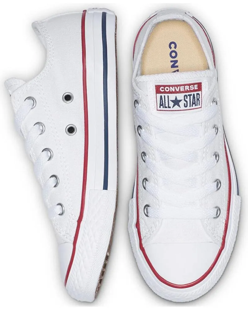 Deportivas CONVERSE  de Niña y Niño ZAPATILLAS CHUCK TAYLOR ALL STAR 3J256C  BLANCO