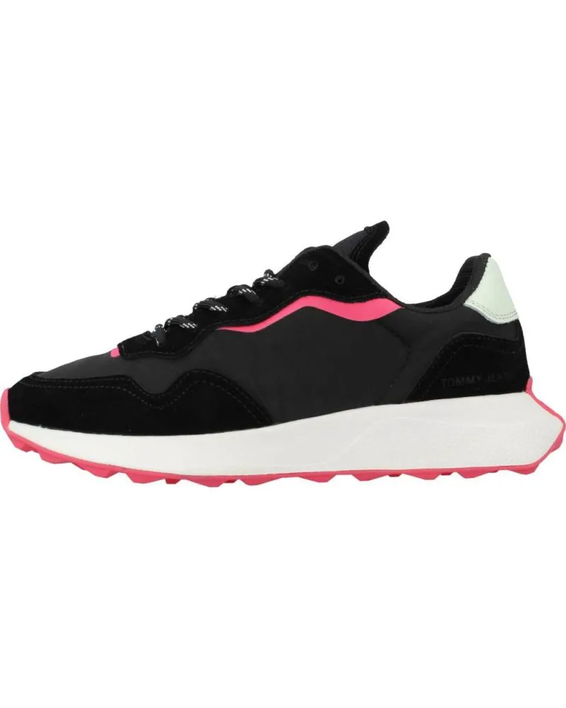 Deportivas de Mujer y Niña TOMMY JEANS EN0EN02143 WMNS NEW RUNNER NEGRO