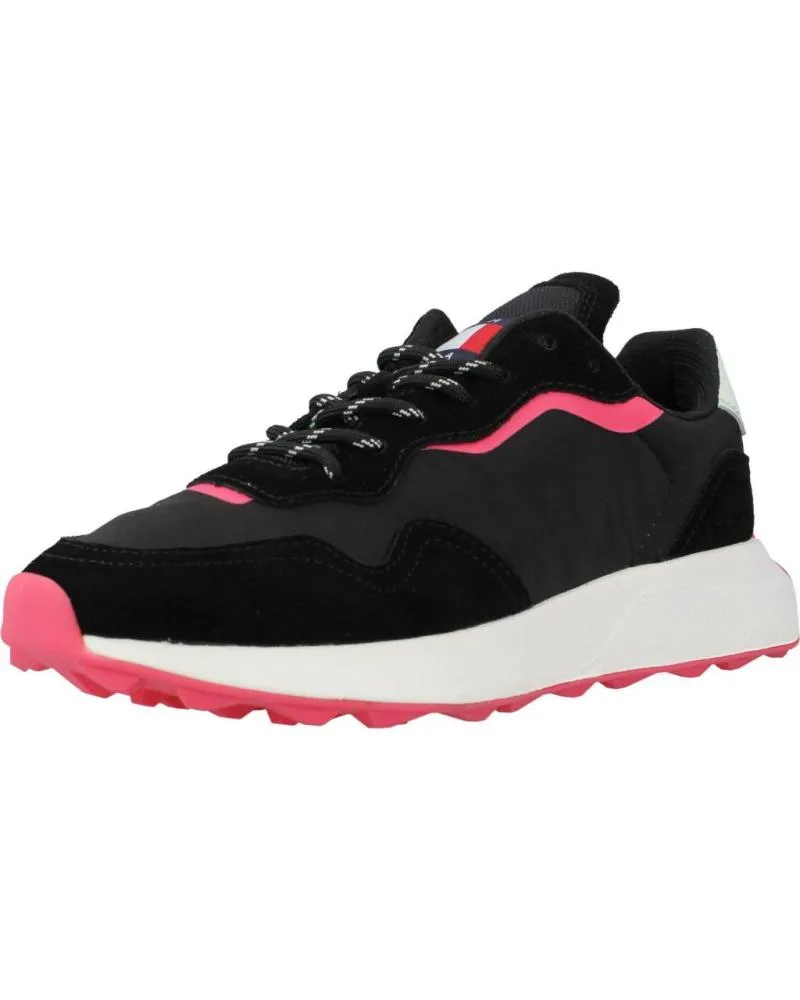 Deportivas de Mujer y Niña TOMMY JEANS EN0EN02143 WMNS NEW RUNNER NEGRO